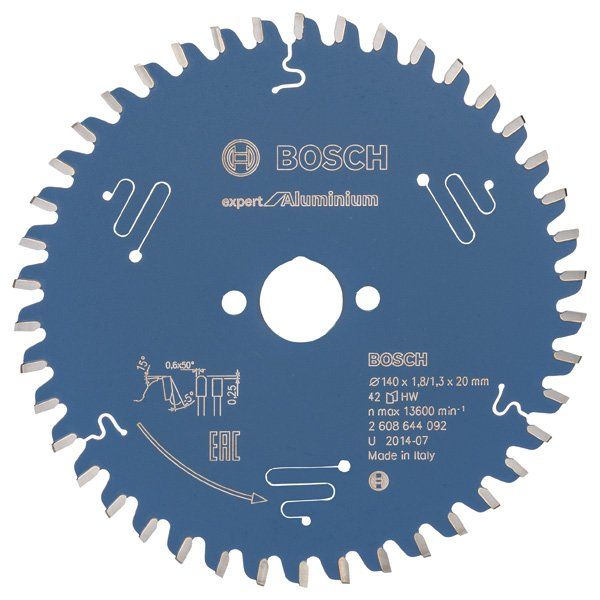 Bosch - Kreissägeblatt Expert for 2608644092 Aluminium H 140 x 20