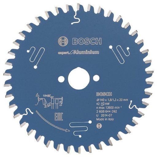 Bosch - Kreissägeblatt Expert for 2608644092 Aluminium H 140 x 20