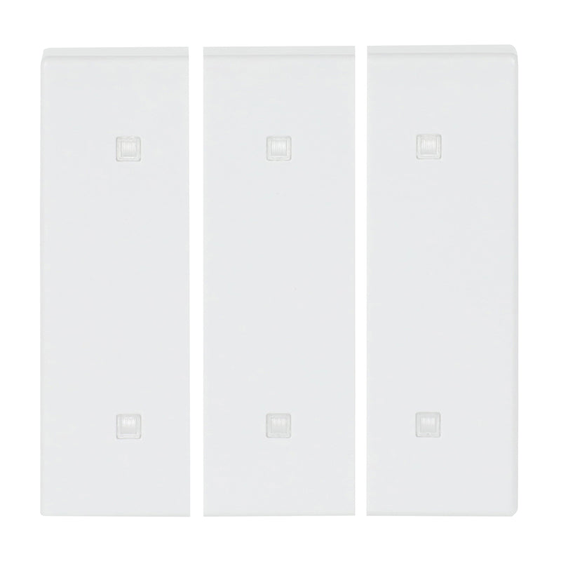 Busch-Jaeger - Abdeckung/Bedienelement für Installationsschalterprogramme Wippe 3-fach 2570-30-84 Elektroniktaster