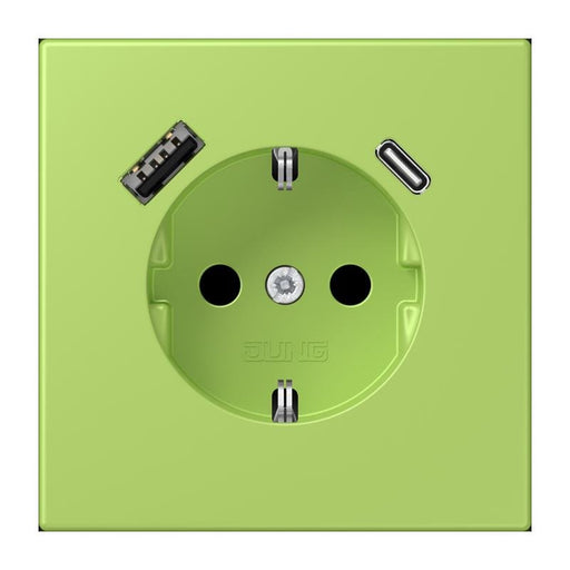 Jung - Steckdose SCHUKO Steckdose LC 1520-15 CA 221 vert clair (32052)