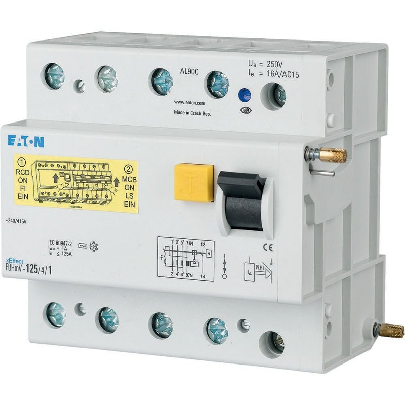 Eaton - Fehlerstromschutzblock FI-Auslöseblock für AZ FBHMV-80/4/003-A 80A 30mA 4polig