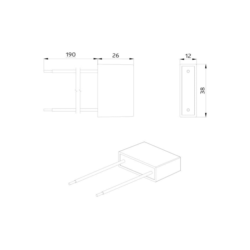 BEG Brück Electronic - Zubehör/Ersatzteile für Bewegungsmelder RC-Löschglied RC-Loeschglied weiß