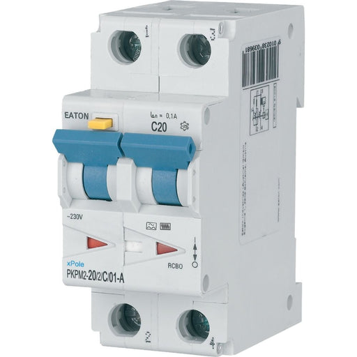 Eaton - Kombination FI-Schalter/Leitungsschutzschalter FI/LS Kombination PKPM2-20/2/C/01-A 20A 100mA