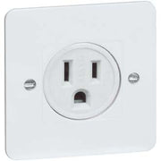 Peha - Schalter-/Steckdosenkombination US NEMA-Steckdose D 80.6670/15.02 US 15A 125V, reinweiß