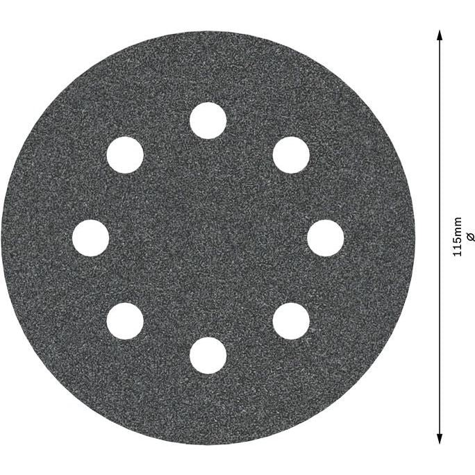 Bosch - Schleifpapier/Schleifvlies PRO F355 Schleifblatt, 115 2608605559 mm, 120, 5-tlg