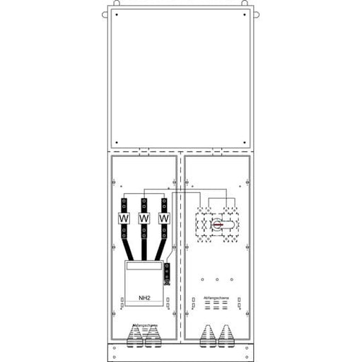 Striebel&John - Zähler-Komplettschrank Mess-u.Wandlerstandschrank KS4267 W312S