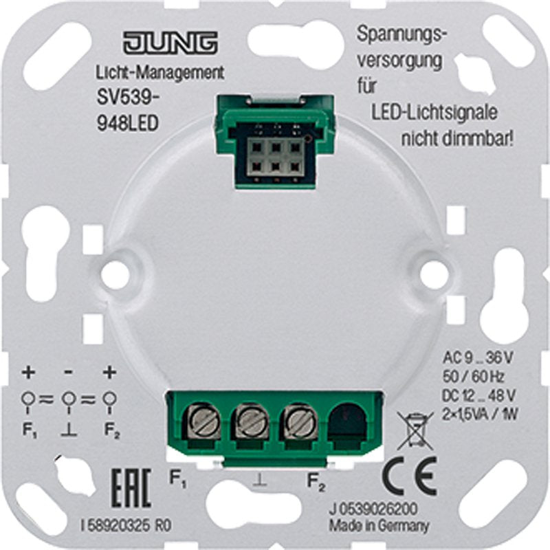 Jung - Gleichstromversorgung Spannungsversorgung SV 539-948 LED AC9-36V DC12-48V