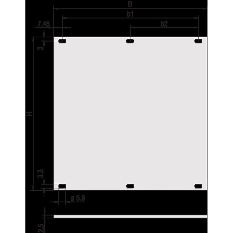 Schroff - Frontplatte (Schaltschrank) Frontplatte 4HE 30807596