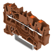 WAGO - Durchgangs-Reihenklemme 3L-Durchgangsklemme 2202-1301/000-014 2,5 qmm, br − 100 Stück