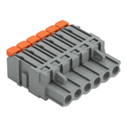 WAGO - Kabelsteckverbinder für Leiterplattensteckverbinder 1-Leiter-Federleiste 2231-1106/327-047 − 50 Stück