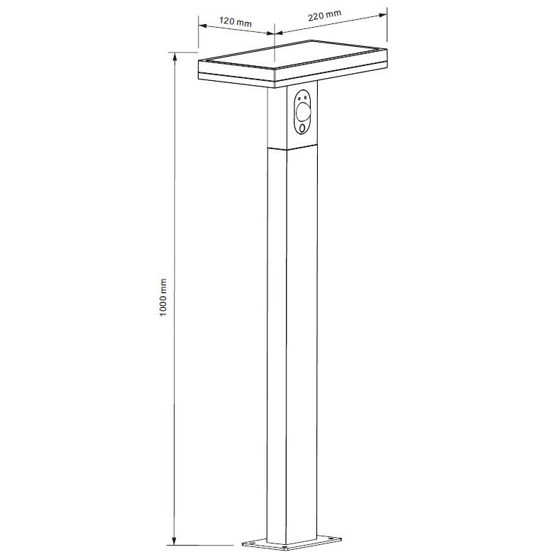 Lichtline - Wegeleuchte LED-Solar-Wegeleuchte PRDX27797 100cm