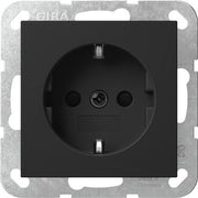 Gira - Steckdose SCHUKO-Steckd. SH o.Kr.SRK 4383005 Schwarz m
