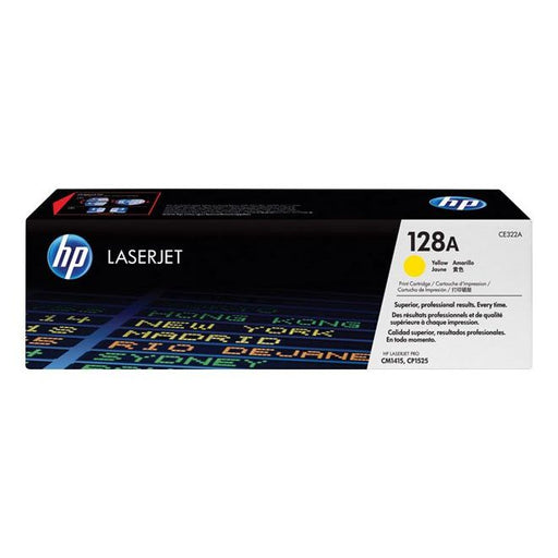 HP - Verbrauchsmaterial für Telefax/Drucker/MFC Lasertoner CE322A ge 1.300 Seiten,gelb