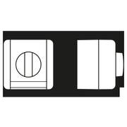 Jung - Jalousieschalter/-taster Jalousie-Drehschalter 834.10 W 10AX 250V 1-pol