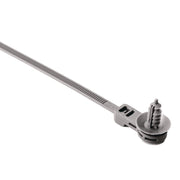 HellermannTyton - Kabelbinder Befestigungsbinder 1tlg. 157-00118(500) Lamellenfuß u Teller − 500 Stück