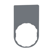 Schneider Electric - Tastenplatte für Befehls- und Meldegeräte Schildträger 30x50mm ZBYP6101C0 ohne Schild 22mm − 10 Stück