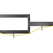Goobay - Halterung für Audio-/Videosysteme TV-Wandhalterung 49745 FULLMOTION L