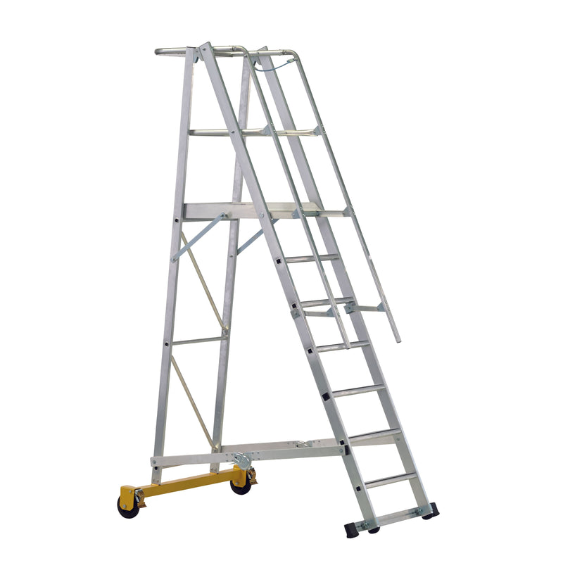 ILLER-LEITER - Stufenleiter Podestleiter 46243 10 Stufen