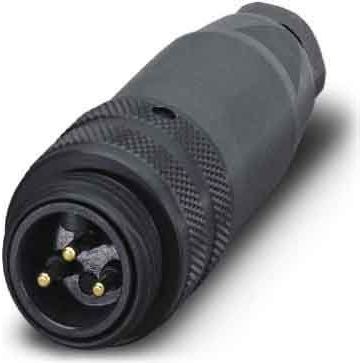 Phoenix Contact - Rundsteckverbinder, feldkonfektionierbar (Industriesteckverbinder) Sensor-/Aktor-Stecker SACC-MINMS-3CON-PG 9