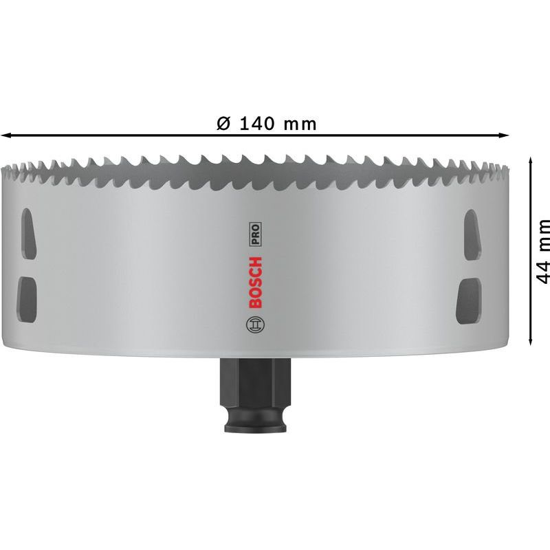 Bosch - Lochsäge PRO Multi Material PC Plus 2608594418 Lochsäge, 140 mm