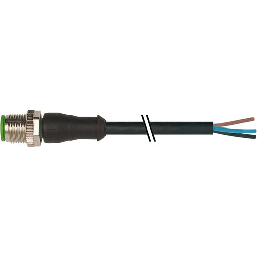 Murrelektronik - Konfektioniertes Sensor-Aktor-Kabel M12 Stecker gerade 7000-12021-6141000 10m 4x0,34qmm sw − 1 Stück