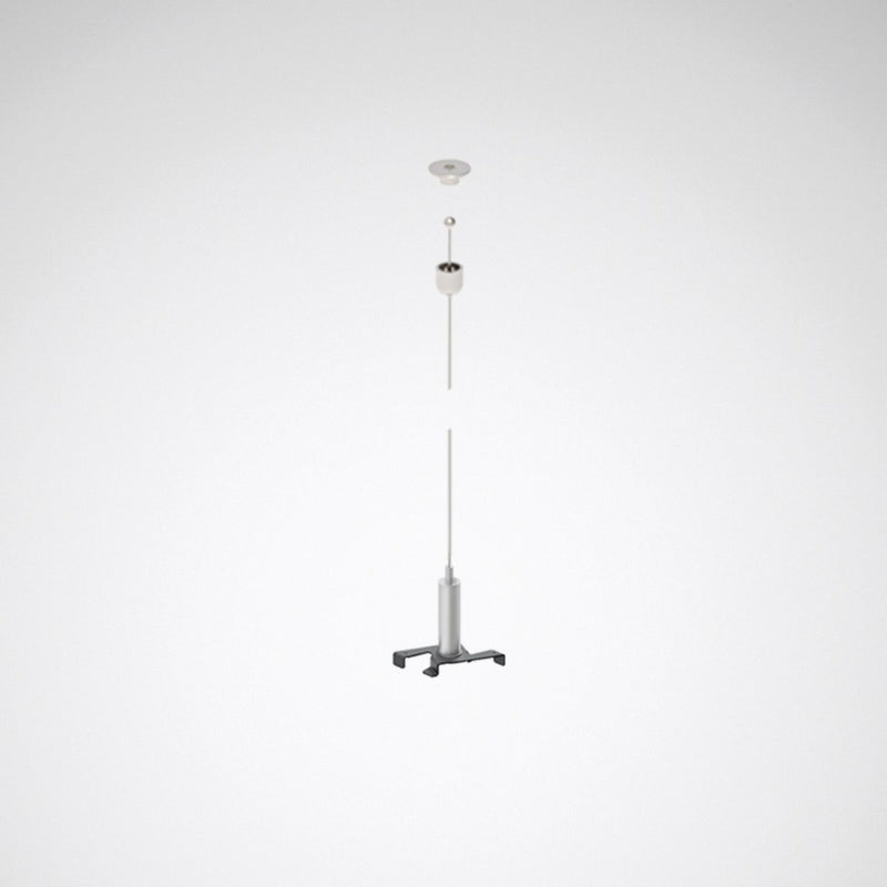 Trilux - Mechanisches Zubehör/Ersatzteile für Leuchten Seilabhängung Rail ZS-C H #8899400 schwarz