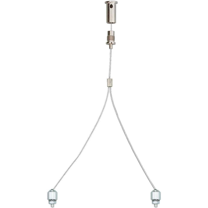 Ridi-Leuchten - Mechanisches Zubehör/Ersatzteile für Leuchten Seilpendel L=1,5m ZSPTS m.Deckenbef.u.Klemme