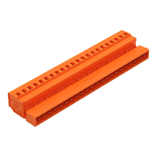 WAGO - Kabelsteckverbinder für Leiterplattensteckverbinder 1-Leiter-Stiftleiste 231-652 CAGECLAMP,2,5mm²,or − 10 Stück