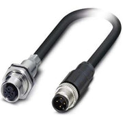 Phoenix Contact - Rundsteckverbinder, feldkonfektionierbar (Industriesteckverbinder) Netzwerkkabel VS-M12FSBP-M#1403162