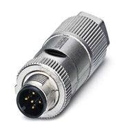 Phoenix Contact - Rundsteckverbinder, feldkonfektionierbar (Industriesteckverbinder) Sensor-/Aktor-Steckverb. SACC-MS-5QO #1413991 5-pol.St.gerade M12