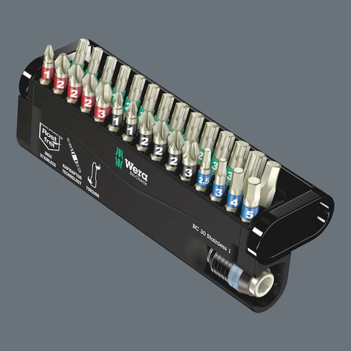 Wera - Bit-Set Bit-Sortiment 071109 Stainless, 30-tlg