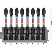 Bosch - Bit-Set PRO Phillips Impact Bit, 2608522330 PH2, 55 mm, 8-tlg