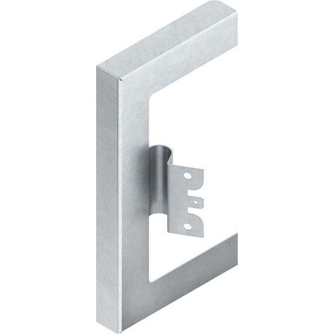 Niedax - Wandanschlussblende für Geräteeinbaukanal GK-Wandabschlussblende li GWBL 213T80 L 254x80mm