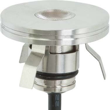 EVN Lichttechnik - Downlight/Strahler/Flutlicht P-LED Einbaulichtpunkt P 441102 eds 350mA 1W 3000K IP44