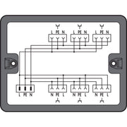 WAGO - Kompaktverteiler für steckbare Gebäudeinstallation Verteilerbox 899-631/395-000 230 V