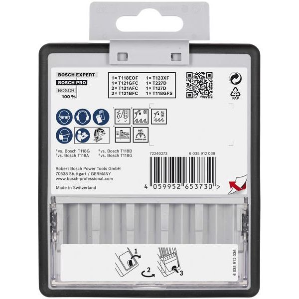 Bosch - Stichsägeblatt PRO Metal and Alu 2607011942VE(10) Stichsägeblatt Set
