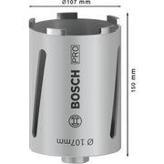 Bosch - Bohrkrone PRO Trockenbohrkrone, 107 2608587328 x 150 mm, G 1/2 Zoll