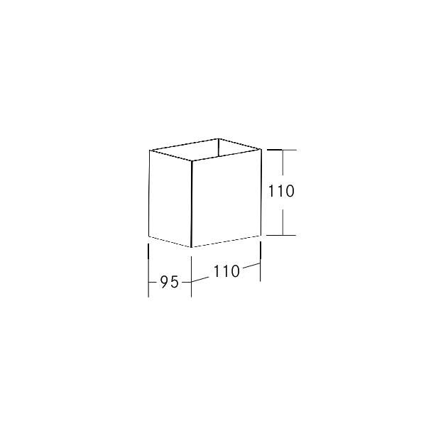 Brumberg Leuchten - Decken-/Wandleuchte LED-Wandleuchte 65141103 3000K, graphit