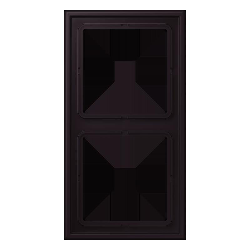 Jung - Abdeckrahmen Rahmen 2-fach LC 982 248 noir divoire