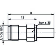 Telegärtner - Koax-Steckverbinder SMA-Kabelbuchse AU 100024696 G1 (RG58C/U) − 5 Stück