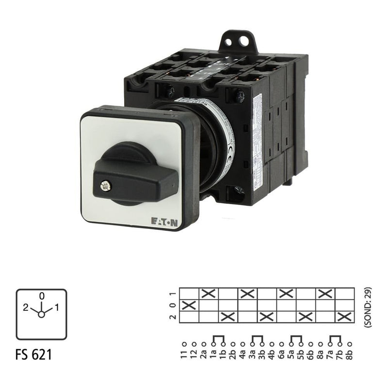 Eaton - Lastschalter Umschalter T3 32A T3-5-89/Z Zwischenbau