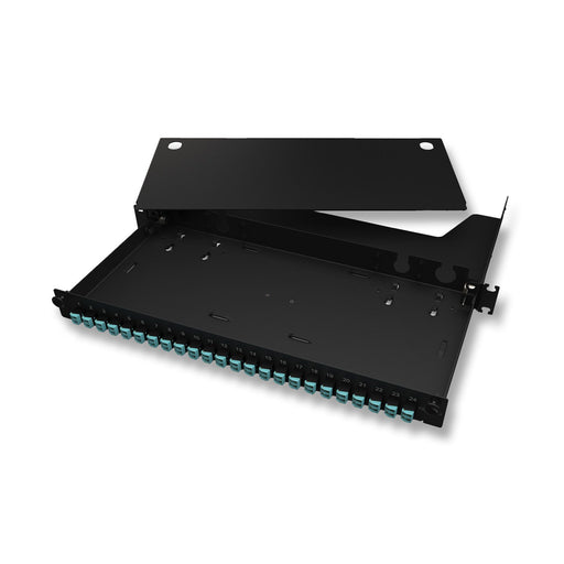 Corning - Patchpanel LWL LWL-Verteilerfeldgehäuse LAN1-48AD-ADPT-B 48Fasern DPX OM3/OM4