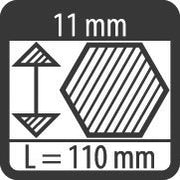 Pica-Marker - Markierungsstift Signierkreide ECO 591/44 11x110mm, gelb