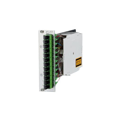 Metz Connect - Patchpanel LWL OpDAT CM 3HE/7TE 12xE2APC 1528S959121E 12 Pigt/12Kup/gn