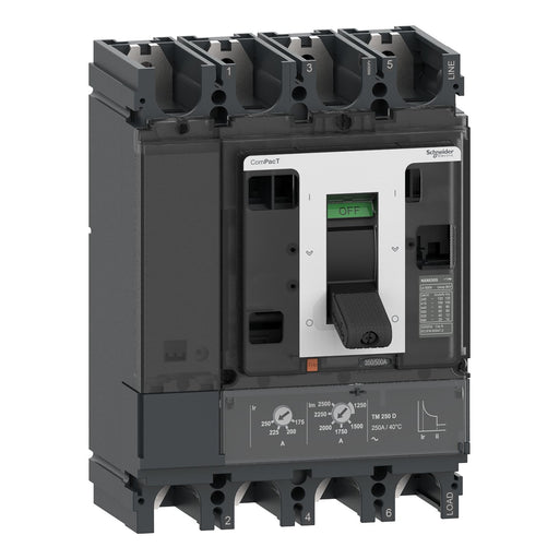 Schneider Electric - Leistungsschalter für Trafo-, Generator- und Anlagenschutz Kompaktleistungsschalter C40F4TM400D1 ComPacT NSX400 DC PV