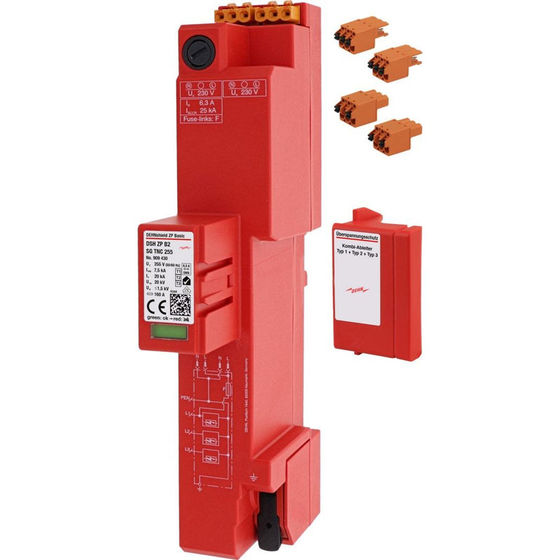 DEHN - Kombi-Ableiter für Energietechnik Kombi-Ableiter DSH ZP B2 SG TNC 255 TN-C