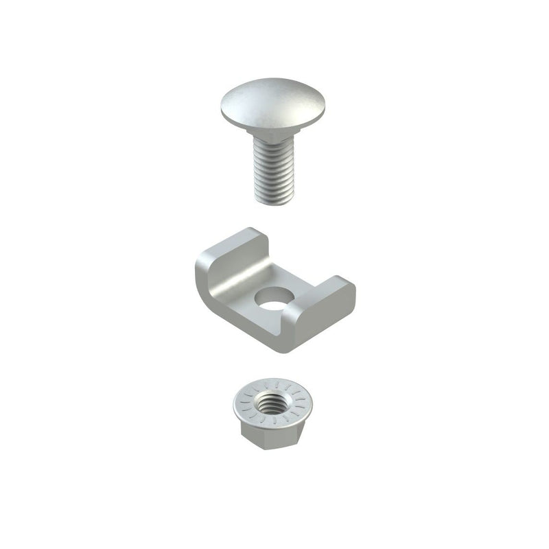 Niedax - Verbinder für Kabeltragsystem Gitterrinnenverbinder MTSCO 6 E3 6mm, Edelstahl