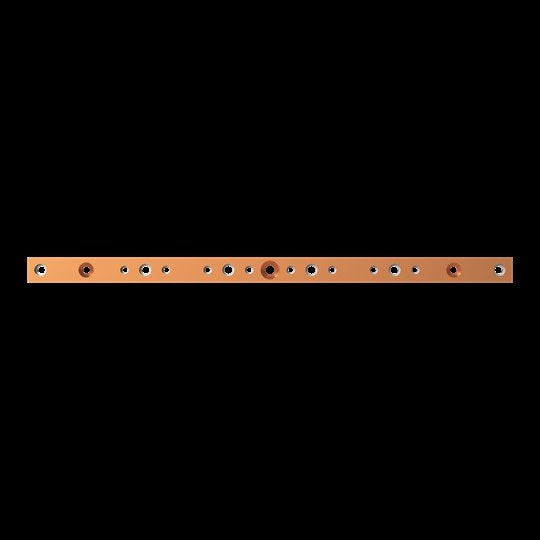 Striebel&John - Sammelschiene Kupferschiene lose ZX2531 30x10mm, L:583mm