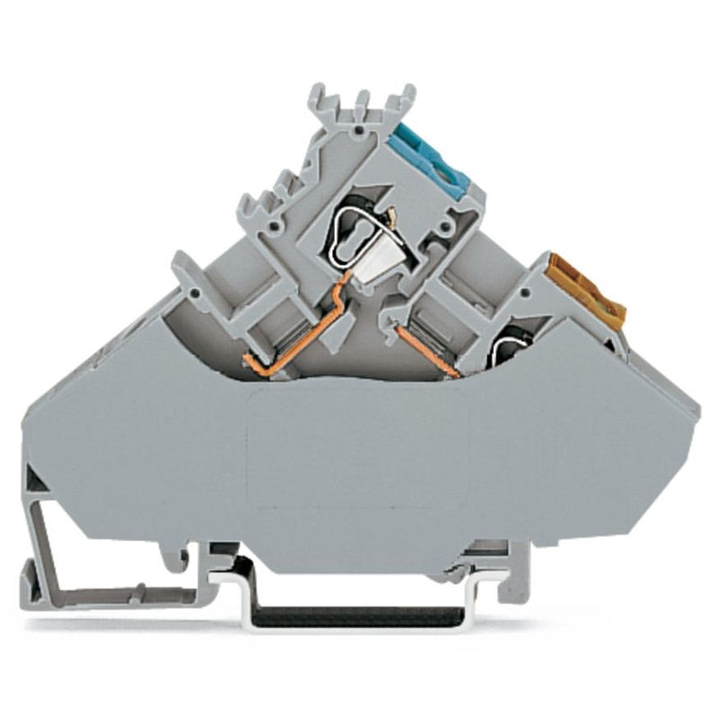 WAGO - Initiator/Aktor-Reihenklemme Initiat.-Einspeiseklemme 280-567 0,08-2,5mmq grau − 20 Stück