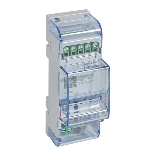 Legrand (BT) - Bussystem-Schaltaktor SCS Aktor F411U2 2xSchliesser 10A REG − 1 Stück